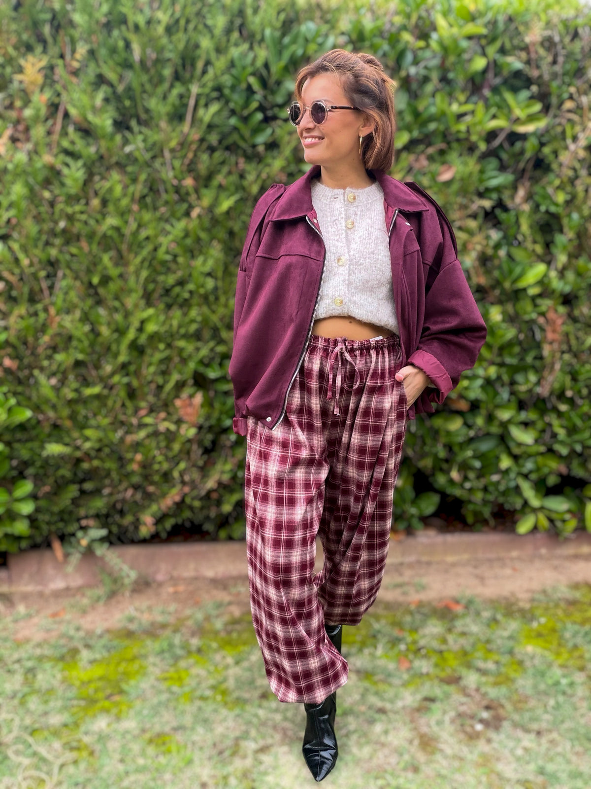 Bomber Brooke bordeaux