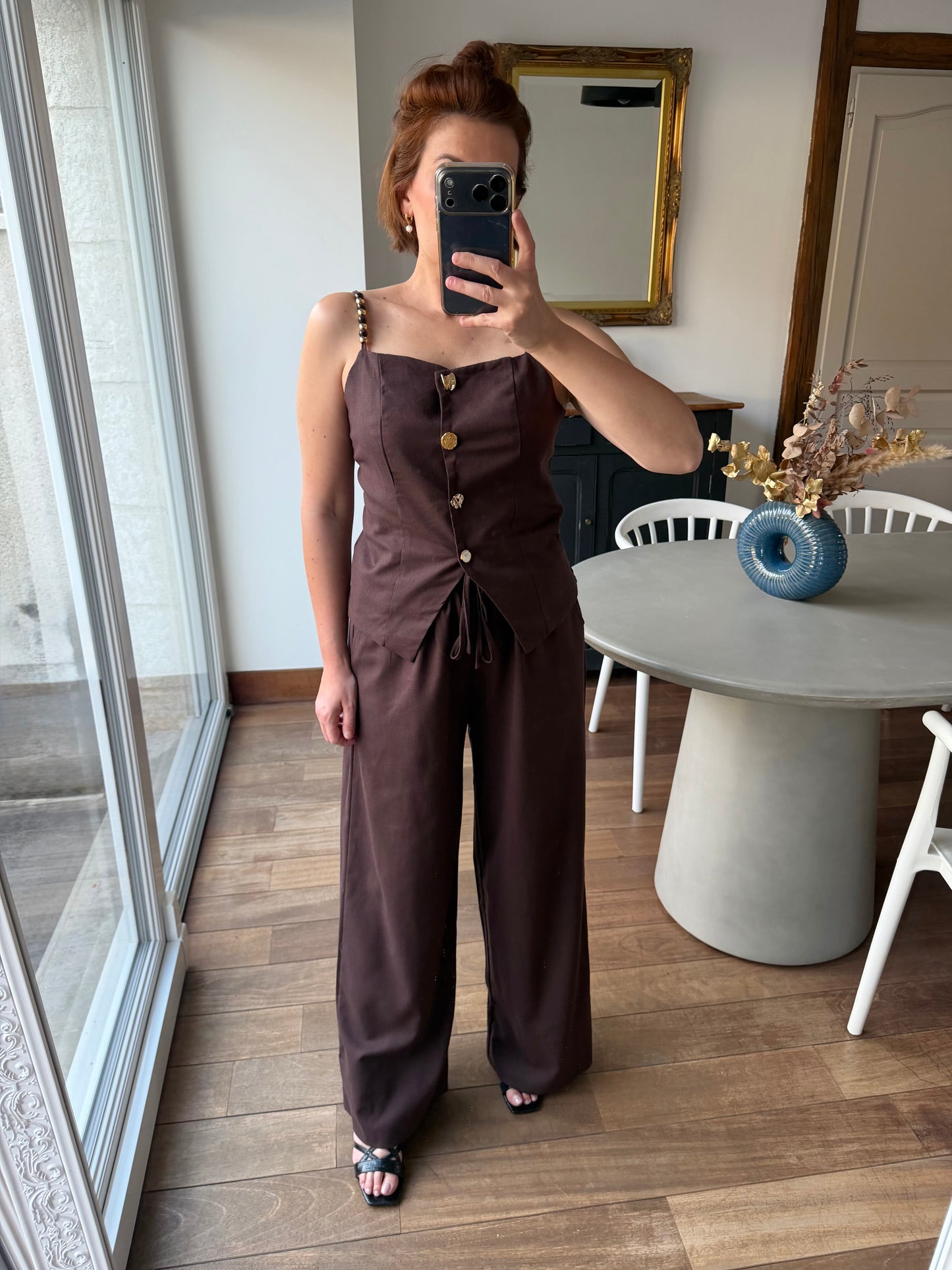 Ensemble  Jamy  marron
