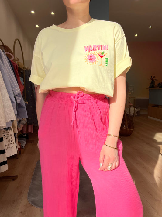 Pantalon Lys rose