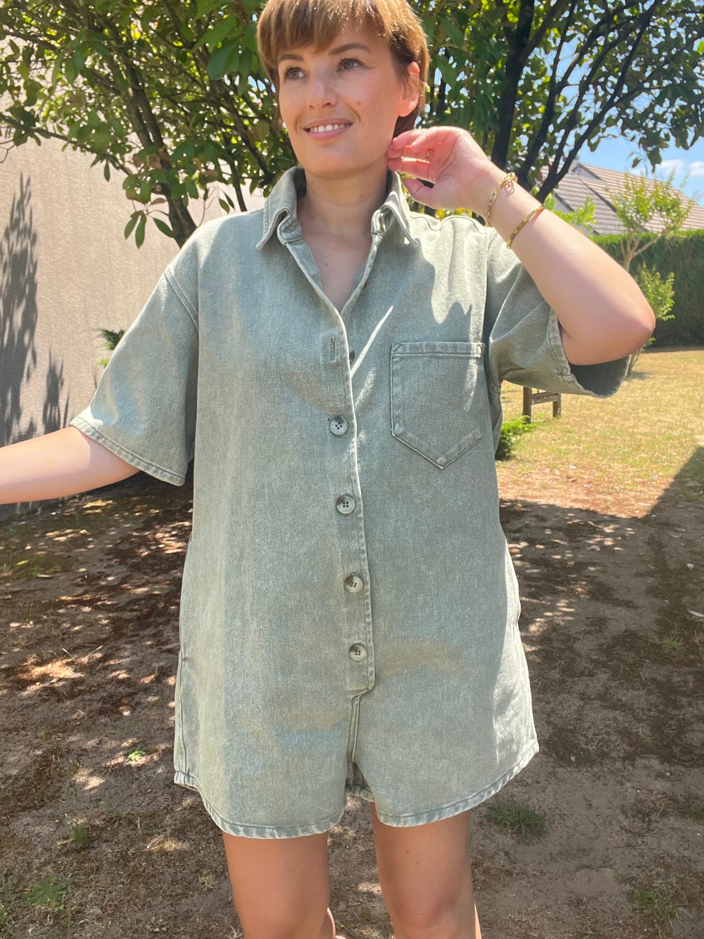 Combinaison Caleb kaki
