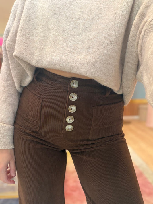 Pantalon chocolat MOCHA