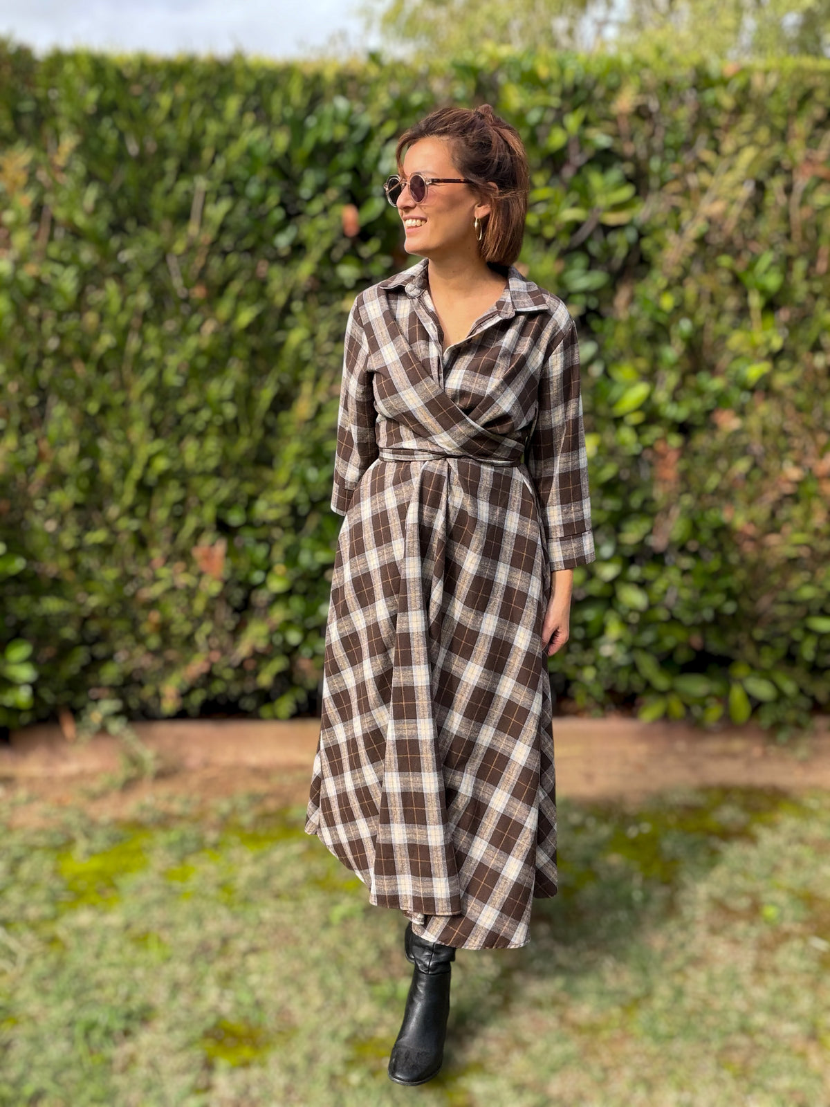 Robe lola marron