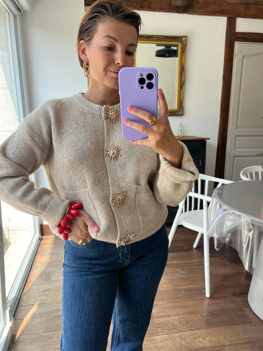 Gilet Carlie beige