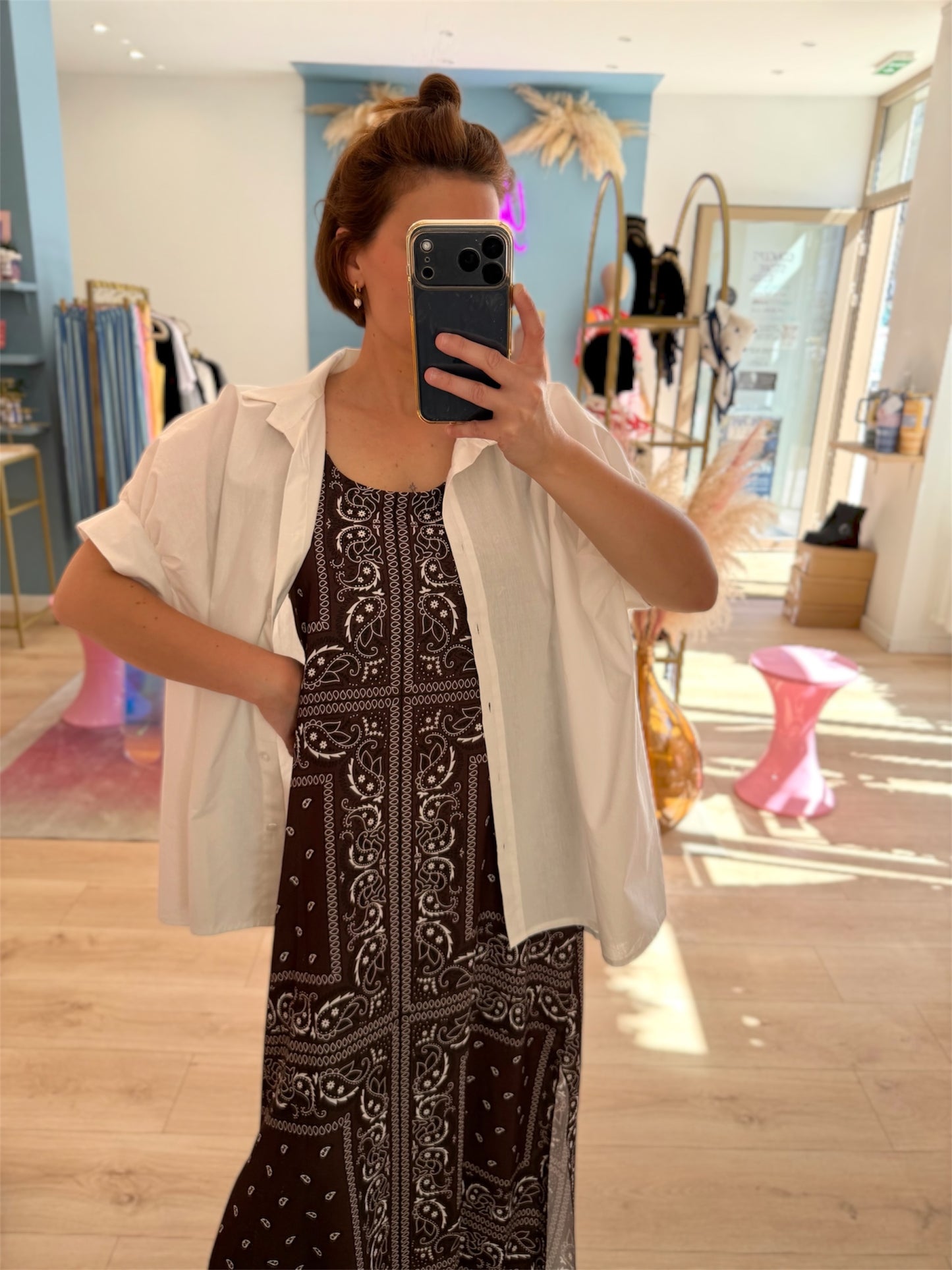 Robe Bandana marron