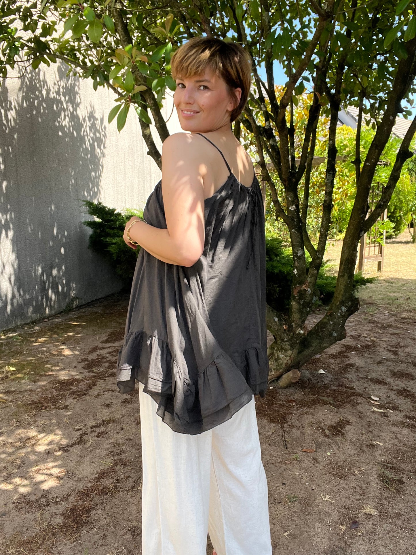Robe Lyra marron