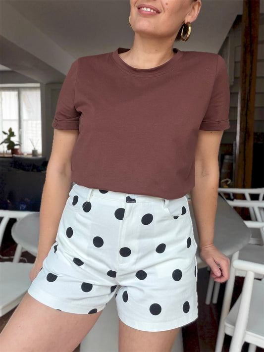 T-shirt Elio Marron