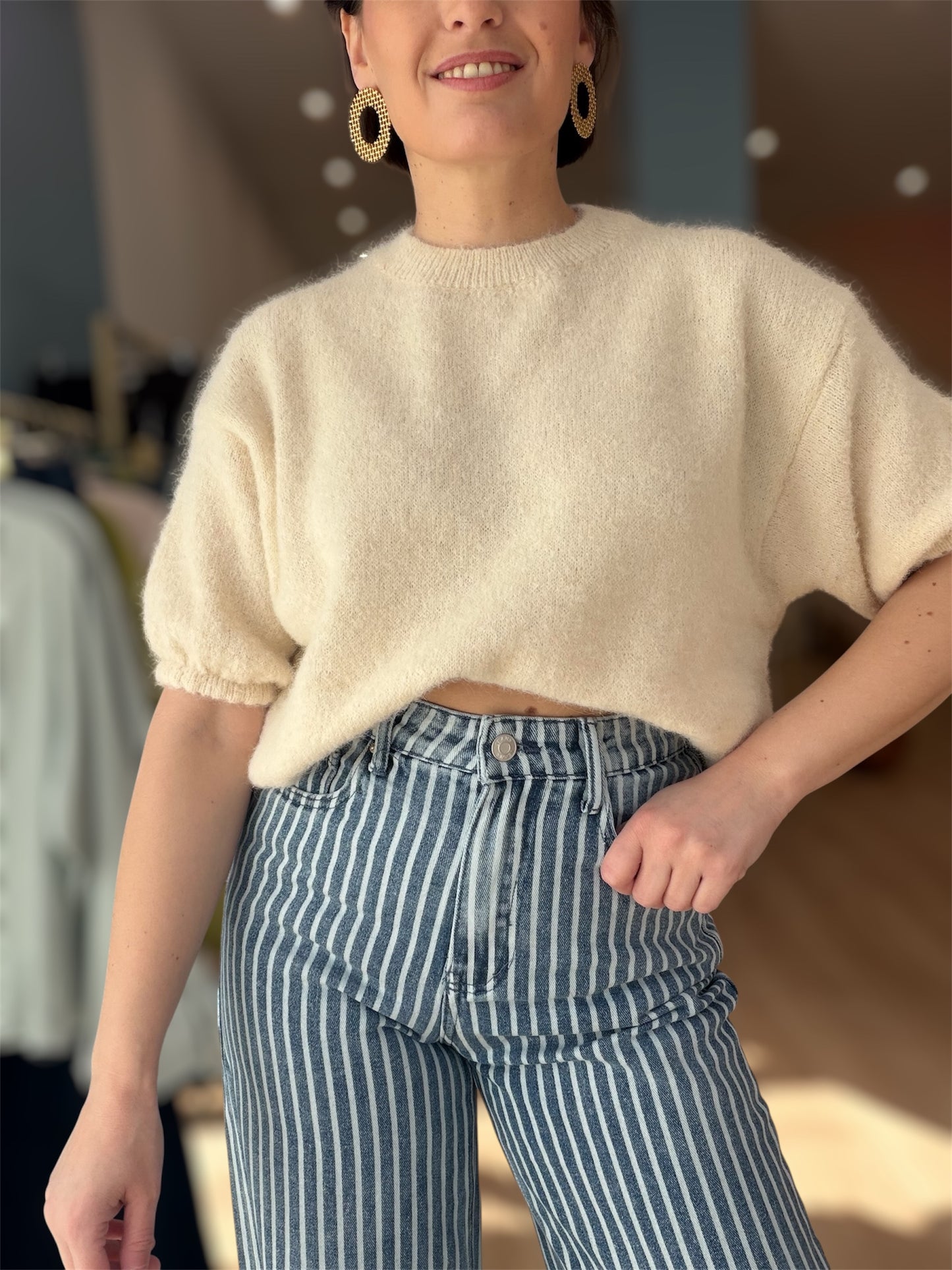 Pull Léandre beige