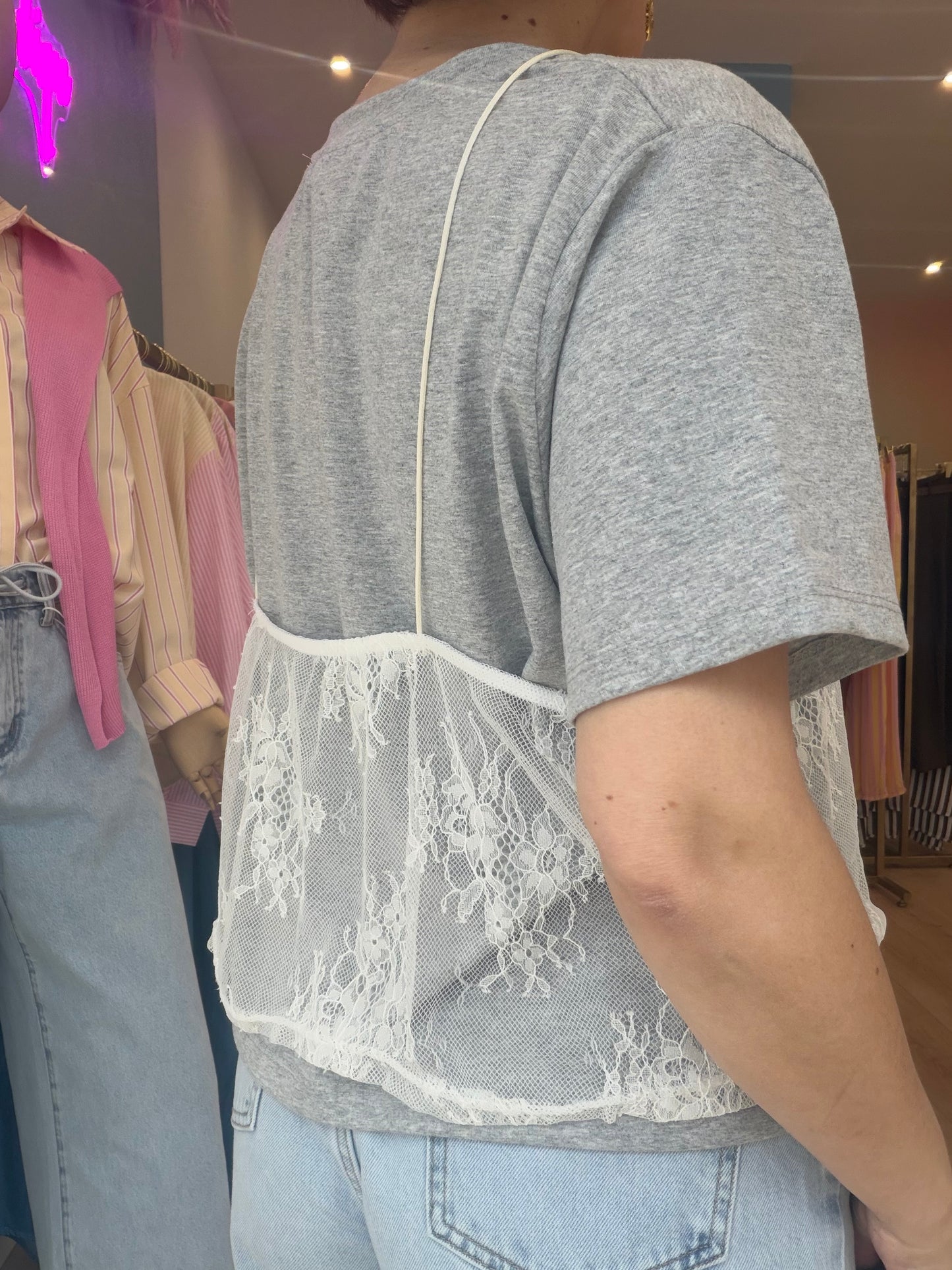 T-Shirt Doula gris