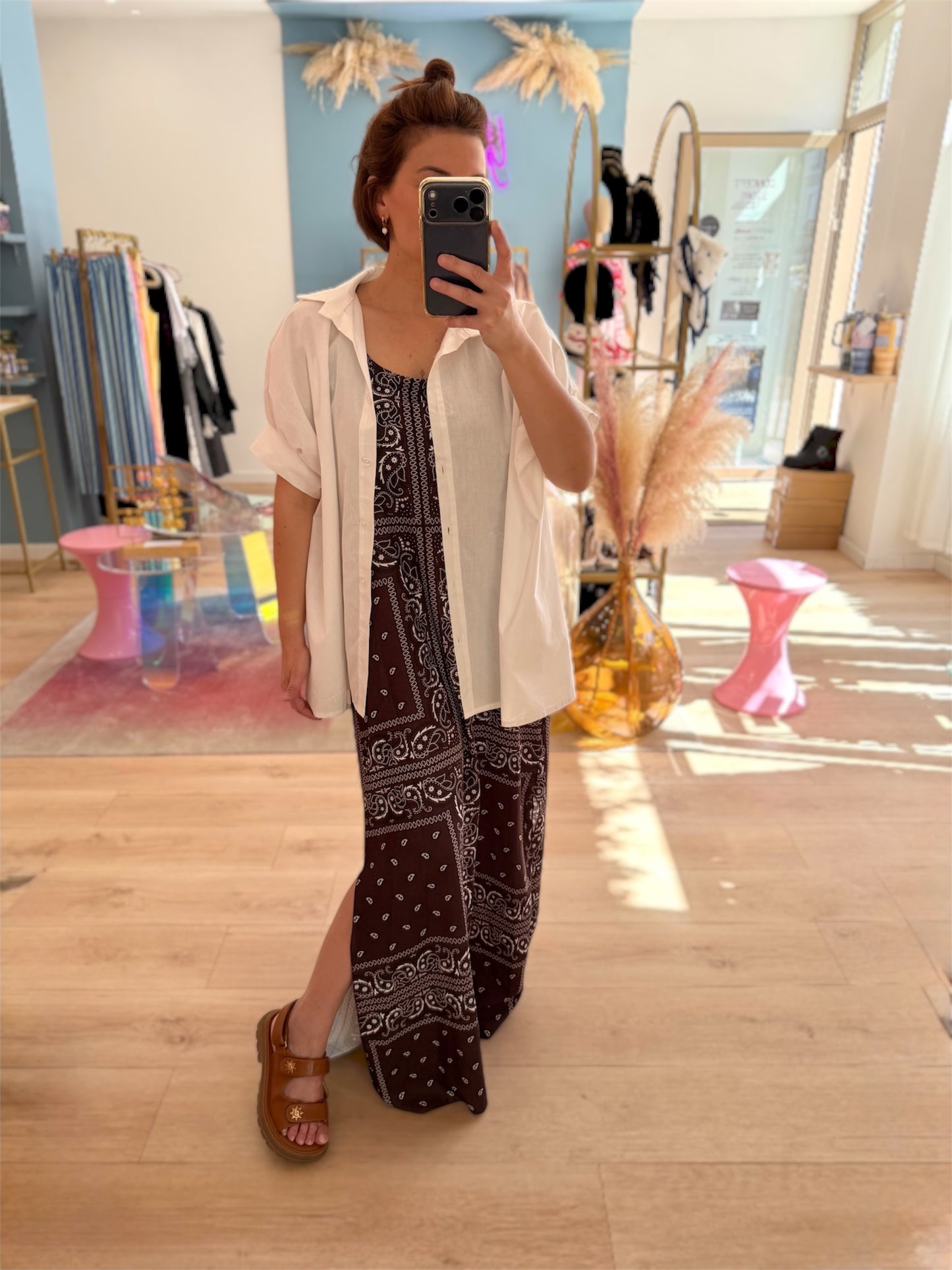Robe Bandana marron