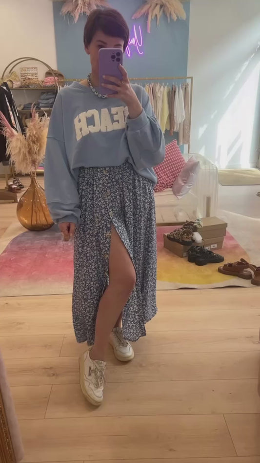 Jupe Rosalie bleu